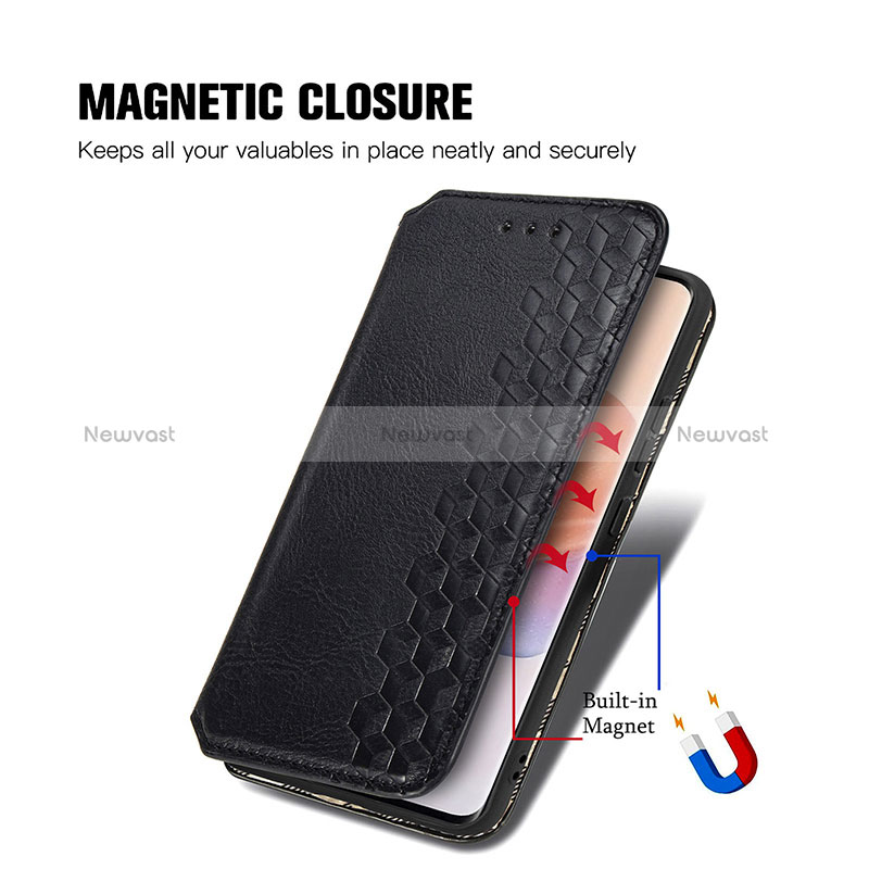 Leather Case Stands Flip Cover Holder S01D for Xiaomi Mi 12T Pro 5G