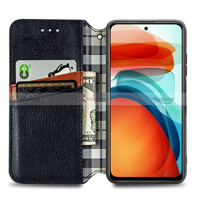 Leather Case Stands Flip Cover Holder S01D for Xiaomi Poco X3 GT 5G
