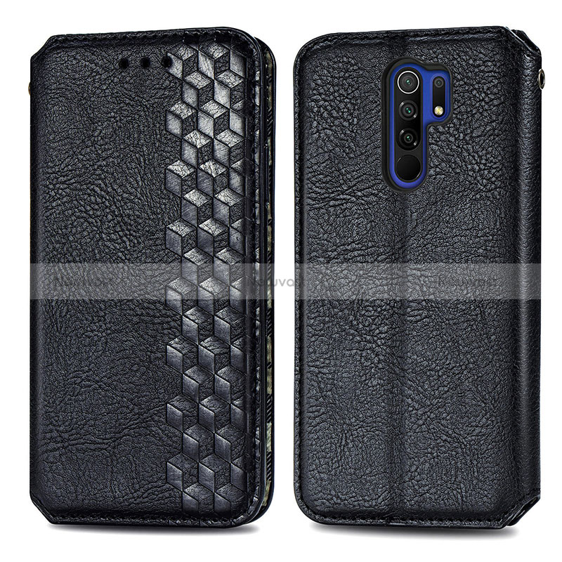 Leather Case Stands Flip Cover Holder S01D for Xiaomi Redmi 9