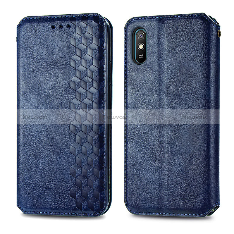 Leather Case Stands Flip Cover Holder S01D for Xiaomi Redmi 9AT
