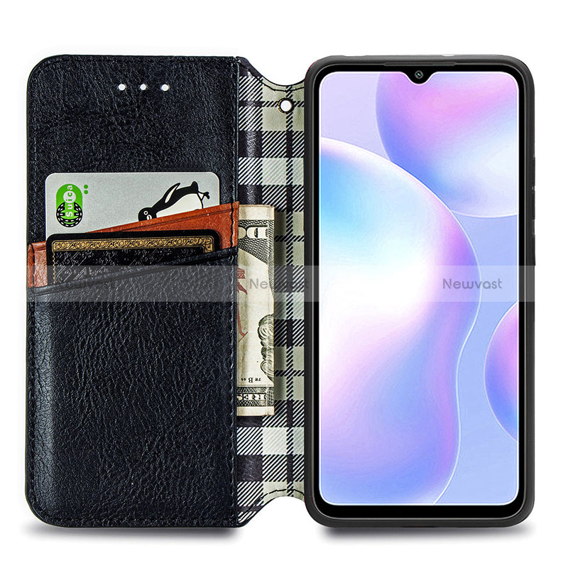 Leather Case Stands Flip Cover Holder S01D for Xiaomi Redmi 9i