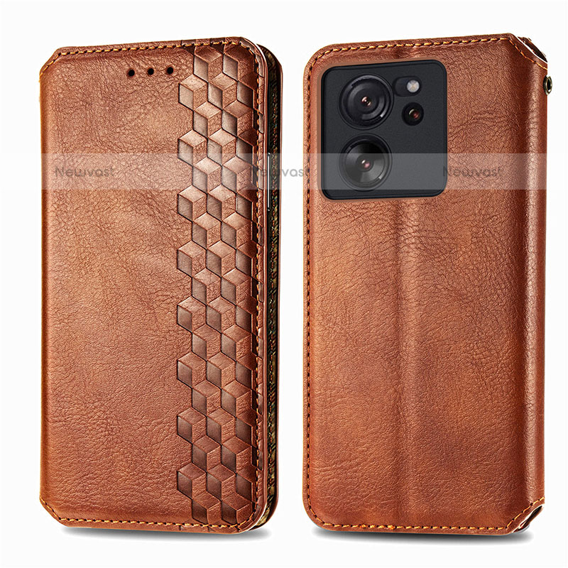 Leather Case Stands Flip Cover Holder S01D for Xiaomi Redmi K60 Ultra 5G