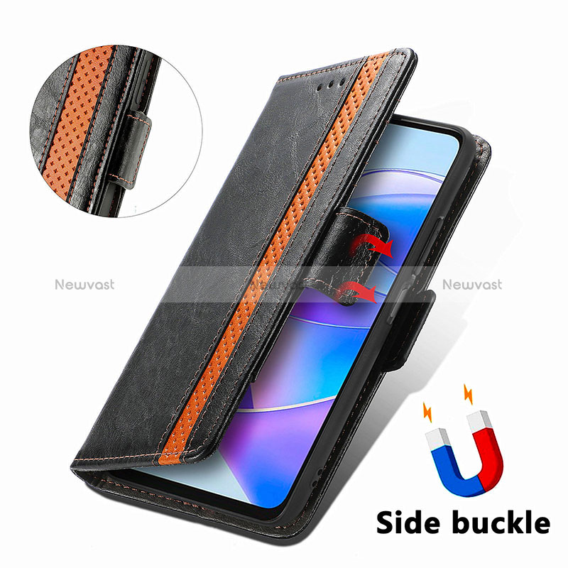 Leather Case Stands Flip Cover Holder S02D for Huawei Honor X7a