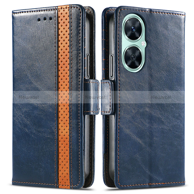 Leather Case Stands Flip Cover Holder S02D for Huawei Nova 11i
