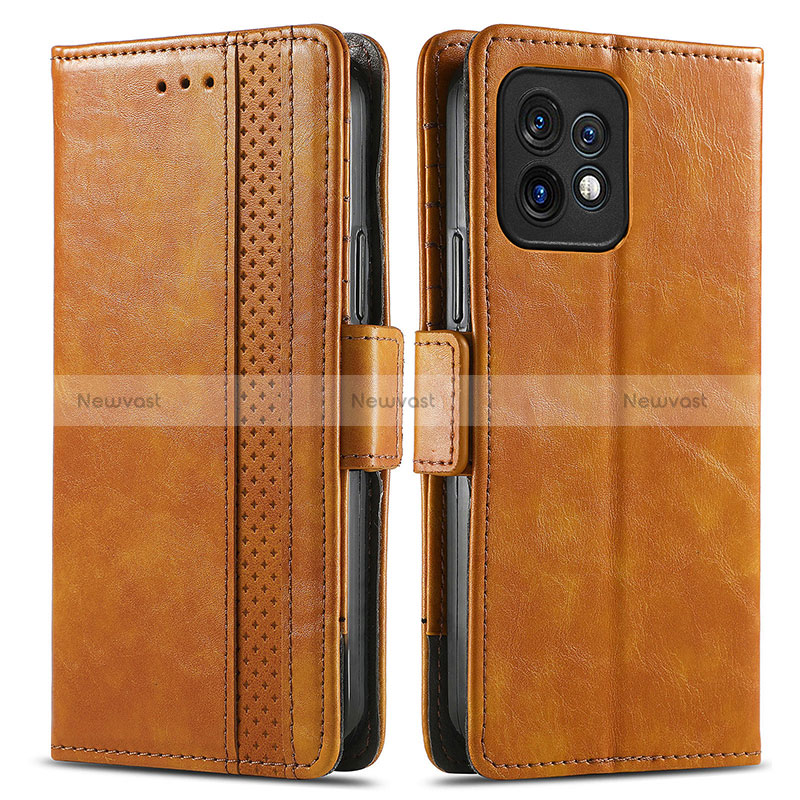 Leather Case Stands Flip Cover Holder S02D for Motorola Moto Edge 40 Pro 5G
