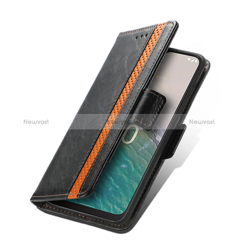 Leather Case Stands Flip Cover Holder S02D for Nokia C32