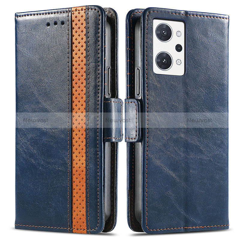 Leather Case Stands Flip Cover Holder S02D for Oppo Reno7 A