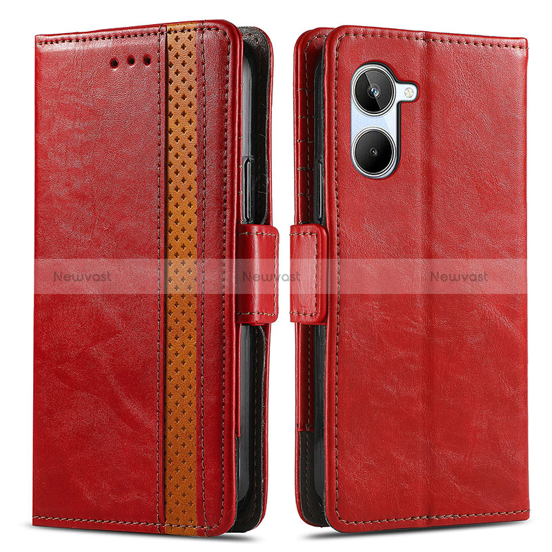 Leather Case Stands Flip Cover Holder S02D for Realme 10 4G