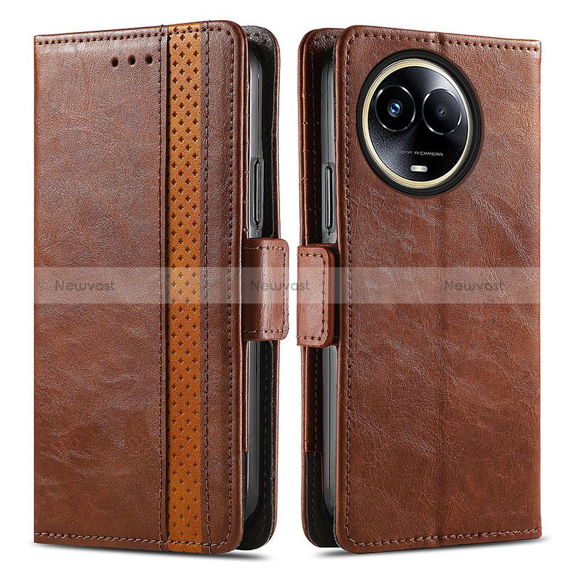 Leather Case Stands Flip Cover Holder S02D for Realme 11 5G