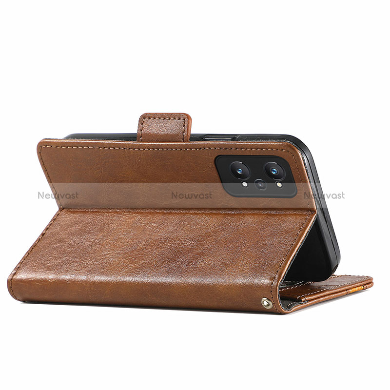 Leather Case Stands Flip Cover Holder S02D for Realme GT Neo 3T 5G
