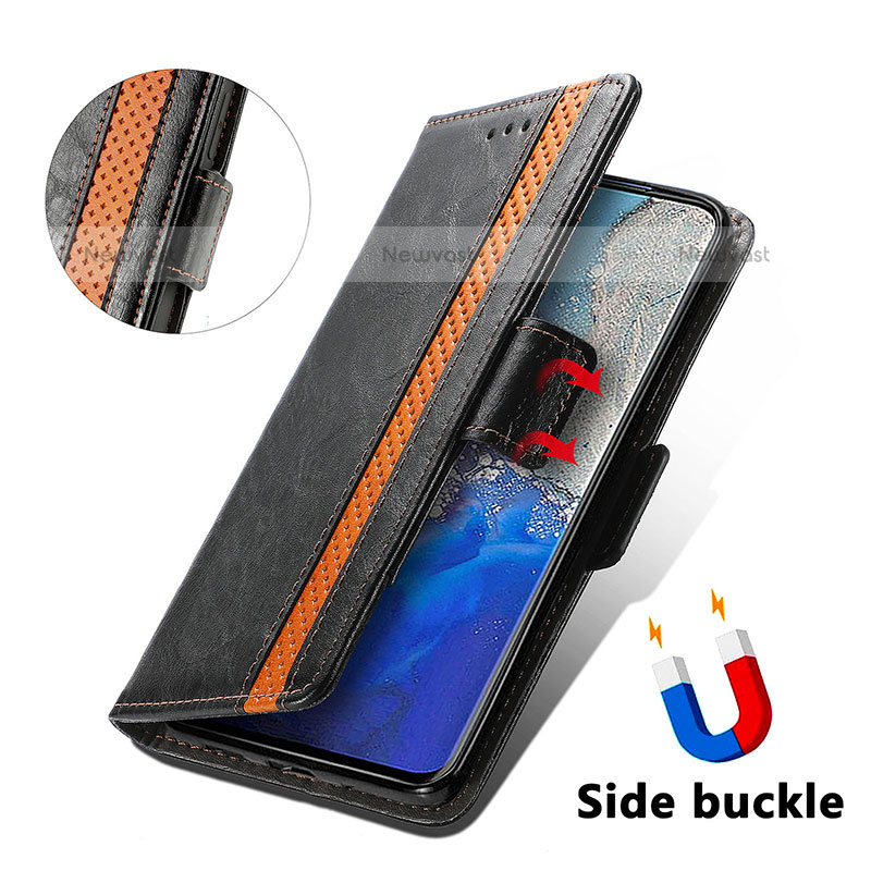 Leather Case Stands Flip Cover Holder S02D for Samsung Galaxy S20 Plus 5G