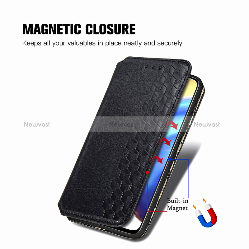 Leather Case Stands Flip Cover Holder S02D for Xiaomi Mi 10T Pro 5G