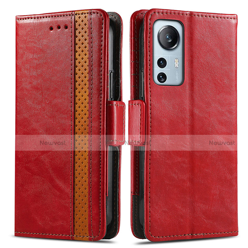 Leather Case Stands Flip Cover Holder S02D for Xiaomi Mi 12 5G