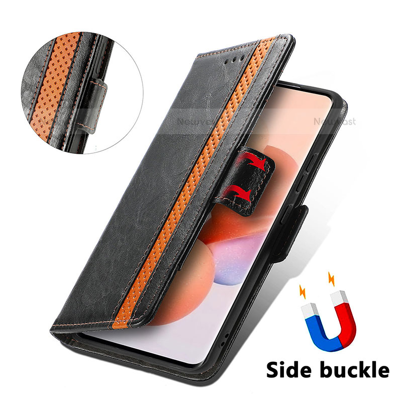 Leather Case Stands Flip Cover Holder S02D for Xiaomi Mi 12X 5G