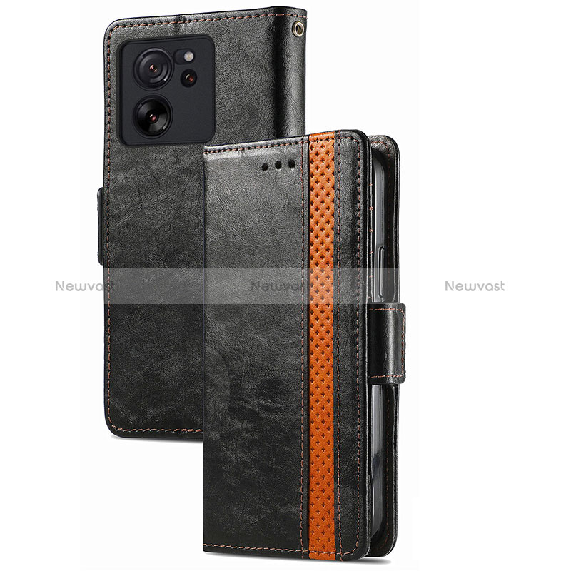Leather Case Stands Flip Cover Holder S02D for Xiaomi Mi 13T Pro 5G