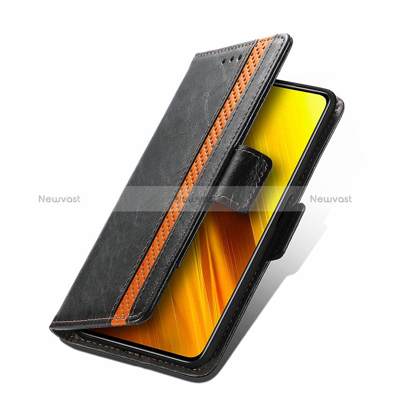 Leather Case Stands Flip Cover Holder S02D for Xiaomi Poco X3 Pro