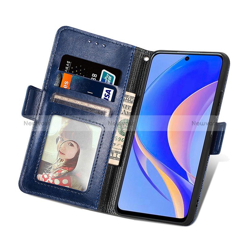 Leather Case Stands Flip Cover Holder S03D for Huawei Nova Y90