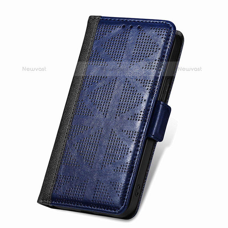 Leather Case Stands Flip Cover Holder S03D for Samsung Galaxy S23 Ultra 5G