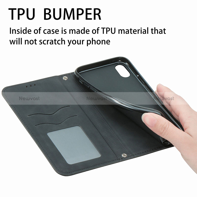 Leather Case Stands Flip Cover Holder S04D for Samsung Galaxy S20 FE 5G