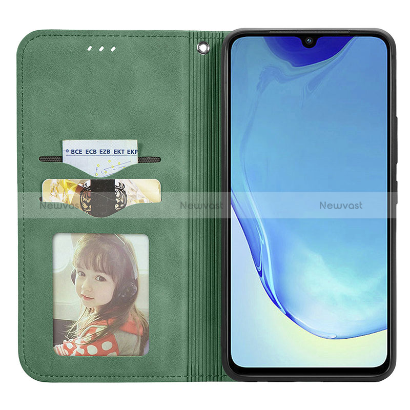 Leather Case Stands Flip Cover Holder S04D for Vivo X80 Lite 5G