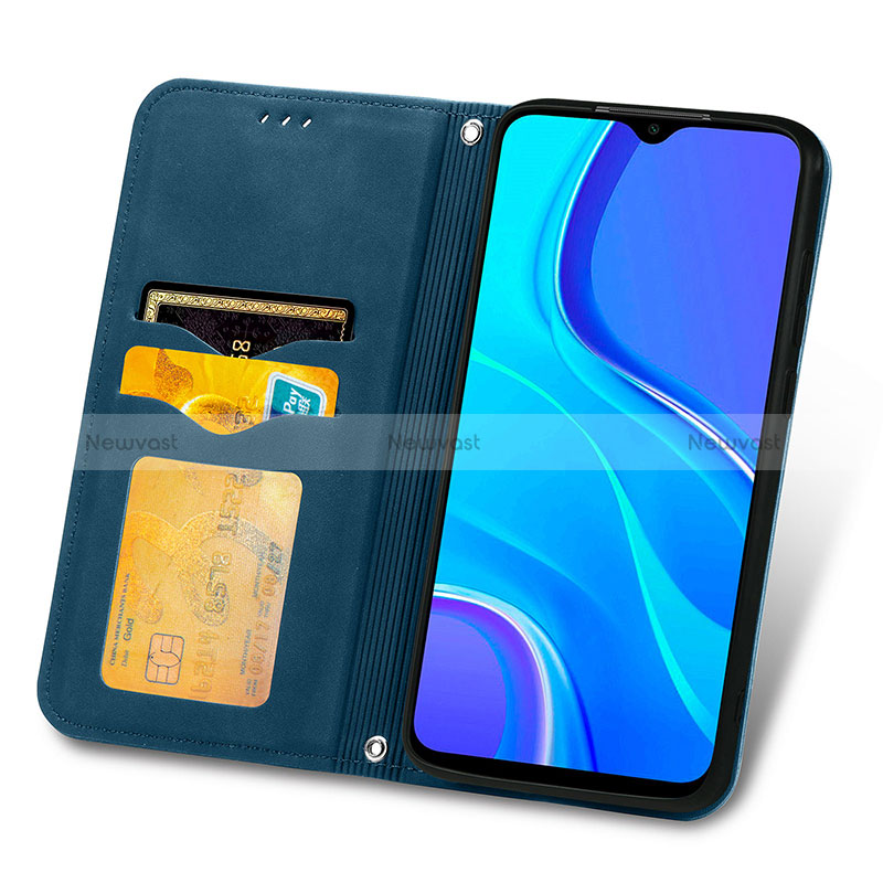 Leather Case Stands Flip Cover Holder S04D for Xiaomi Redmi 9