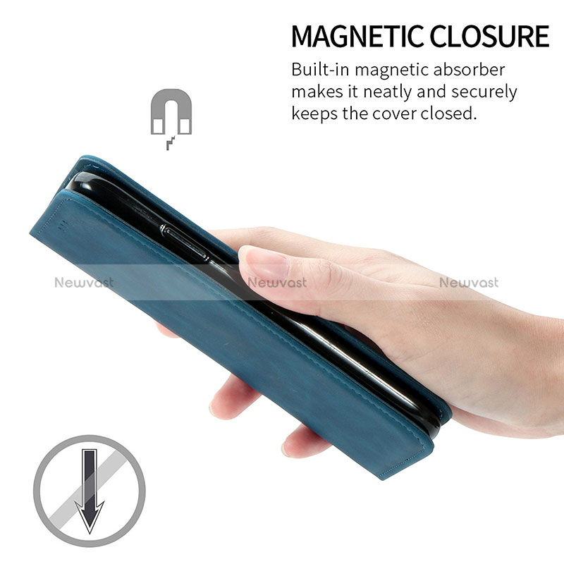 Leather Case Stands Flip Cover Holder S04D for Xiaomi Redmi 9