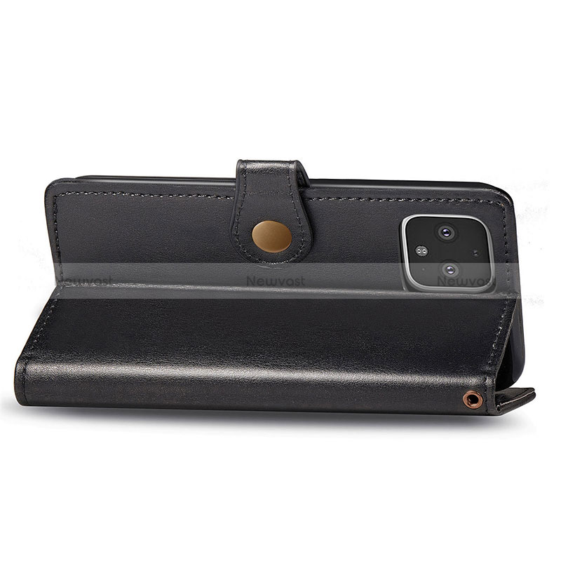 Leather Case Stands Flip Cover Holder S05D for Google Pixel 4