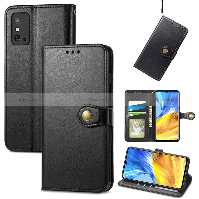 Leather Case Stands Flip Cover Holder S05D for Huawei Honor X10 Max 5G