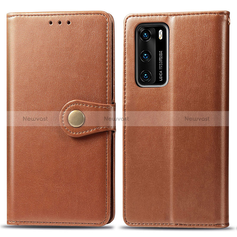 Leather Case Stands Flip Cover Holder S05D for Huawei P40