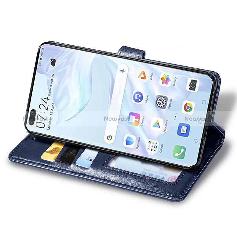 Leather Case Stands Flip Cover Holder S05D for Huawei P40