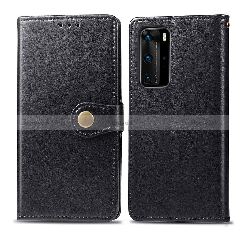 Leather Case Stands Flip Cover Holder S05D for Huawei P40 Pro