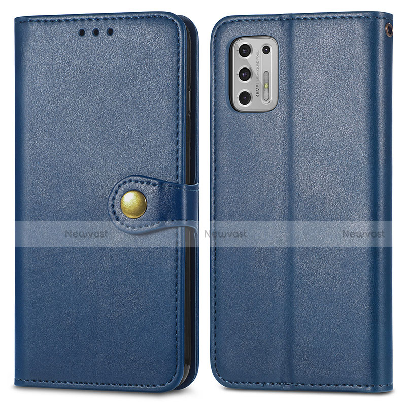 Leather Case Stands Flip Cover Holder S05D for Motorola Moto G Stylus (2021)
