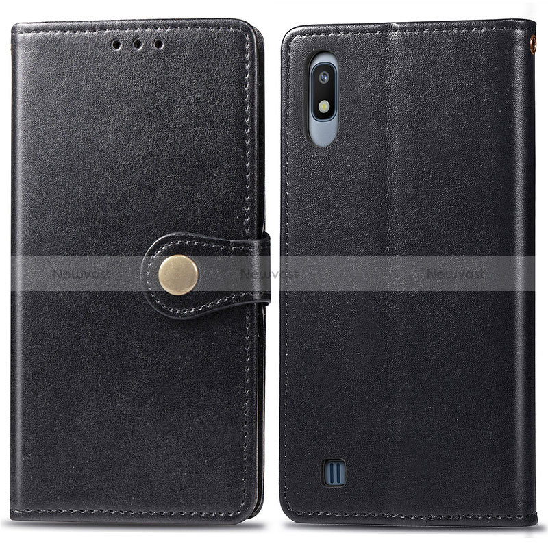 Leather Case Stands Flip Cover Holder S05D for Samsung Galaxy A10