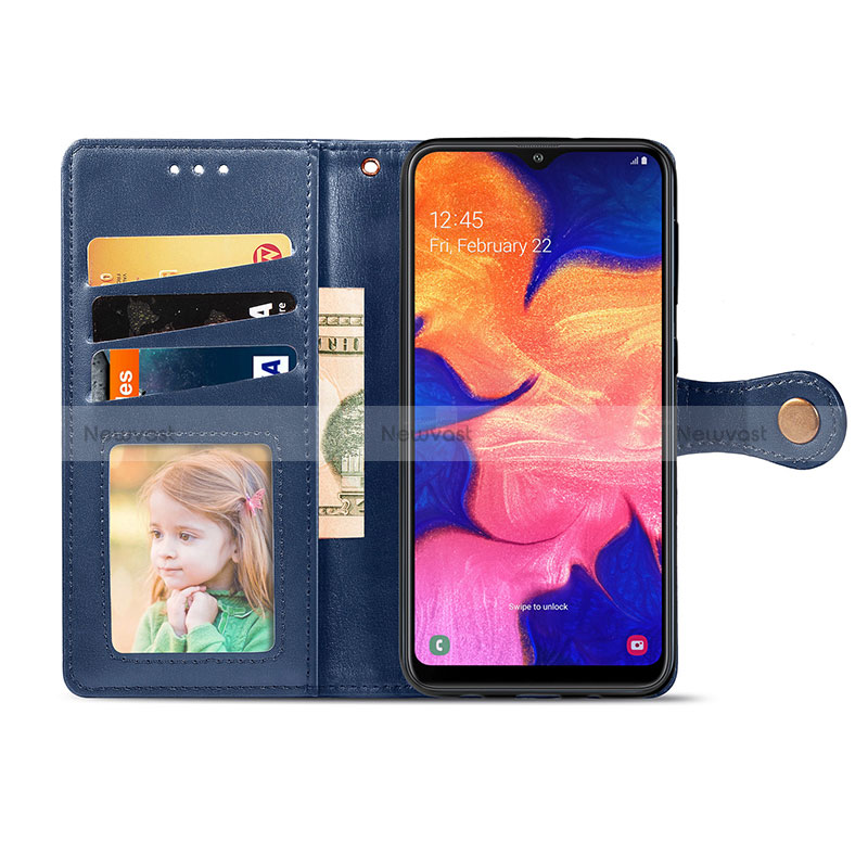Leather Case Stands Flip Cover Holder S05D for Samsung Galaxy A10