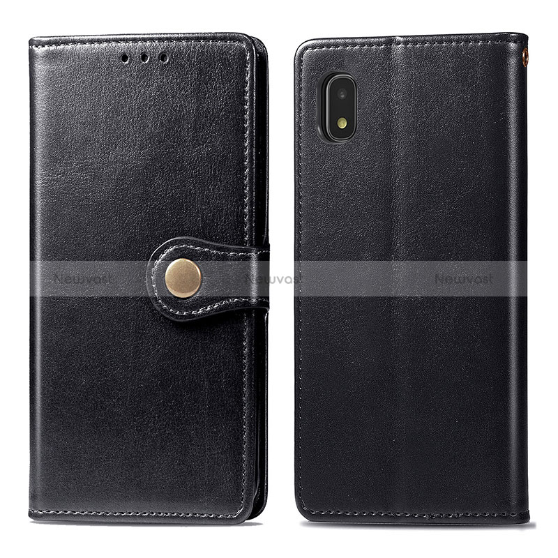 Leather Case Stands Flip Cover Holder S05D for Samsung Galaxy A21 SC-42A