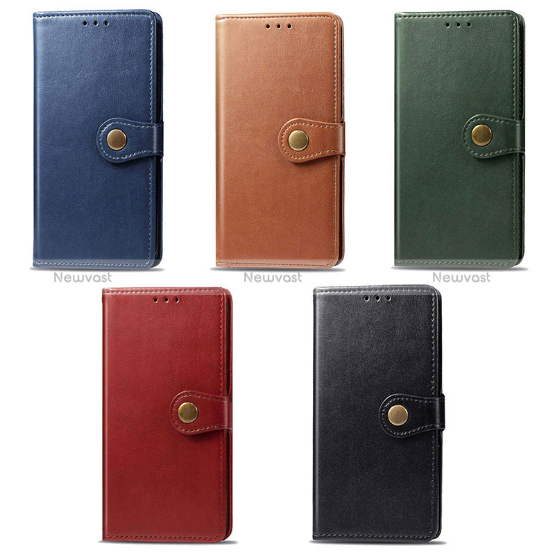 Leather Case Stands Flip Cover Holder S05D for Samsung Galaxy M01