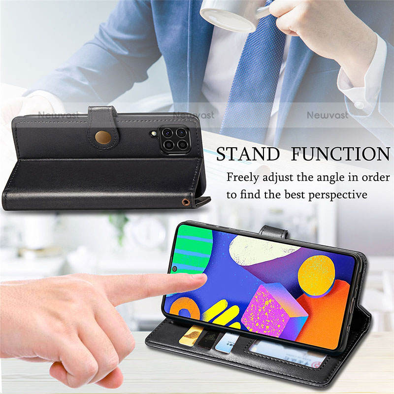 Leather Case Stands Flip Cover Holder S05D for Samsung Galaxy M62 4G