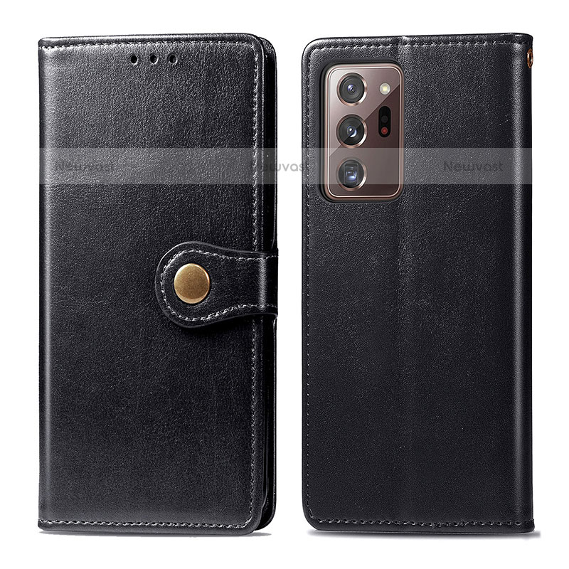 Leather Case Stands Flip Cover Holder S05D for Samsung Galaxy Note 20 Ultra 5G