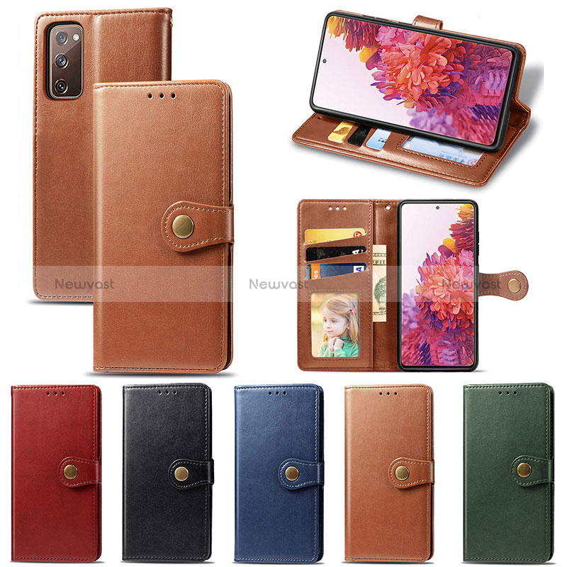 Leather Case Stands Flip Cover Holder S05D for Samsung Galaxy S20 Lite 5G