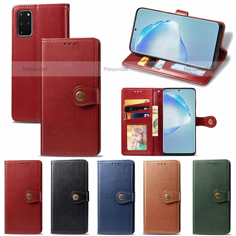 Leather Case Stands Flip Cover Holder S05D for Samsung Galaxy S20 Plus 5G