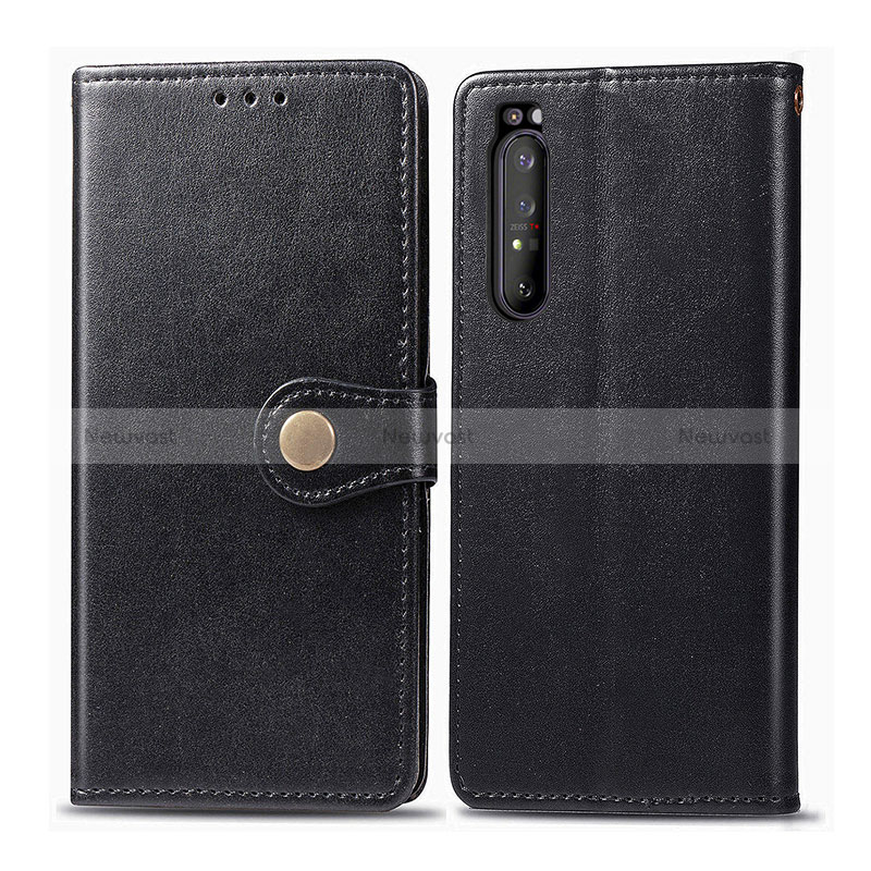 Leather Case Stands Flip Cover Holder S05D for Sony Xperia 1 II