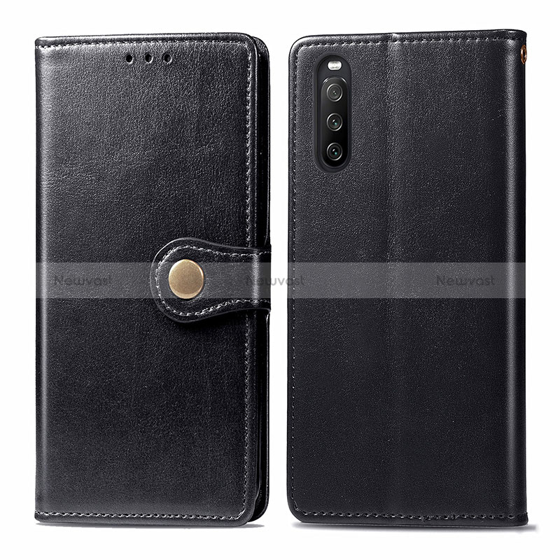 Leather Case Stands Flip Cover Holder S05D for Sony Xperia 10 III