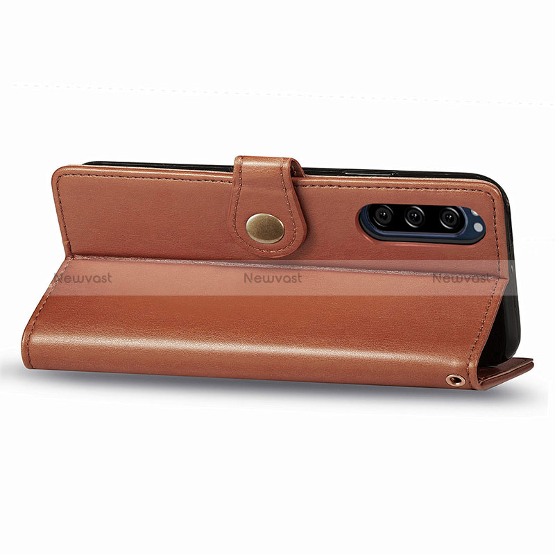 Leather Case Stands Flip Cover Holder S05D for Sony Xperia 5