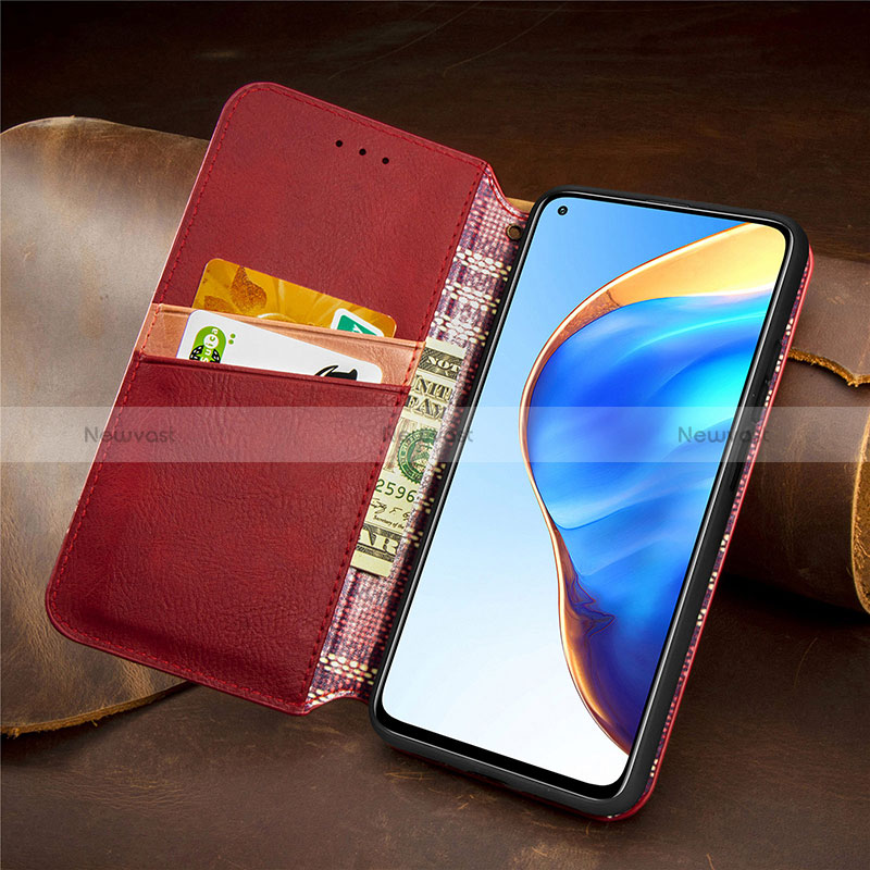 Leather Case Stands Flip Cover Holder S05D for Xiaomi Mi 10T Pro 5G
