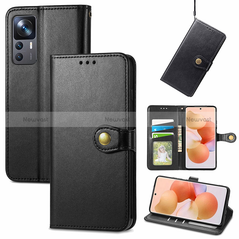 Leather Case Stands Flip Cover Holder S05D for Xiaomi Mi 12T Pro 5G