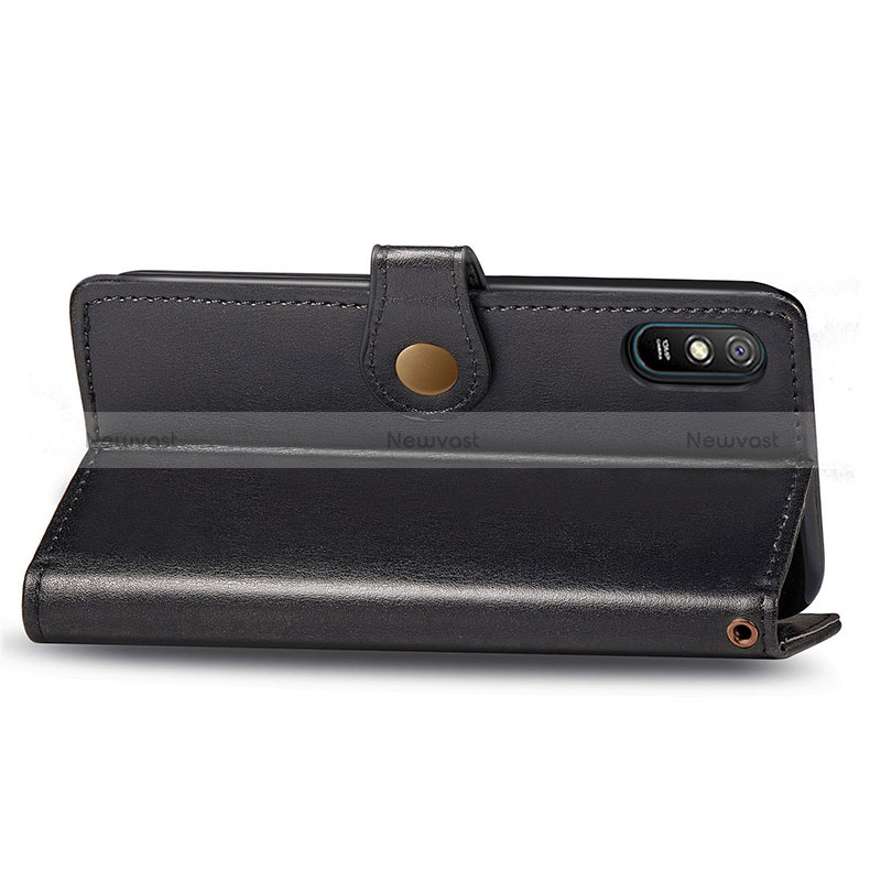 Leather Case Stands Flip Cover Holder S05D for Xiaomi Redmi 9AT