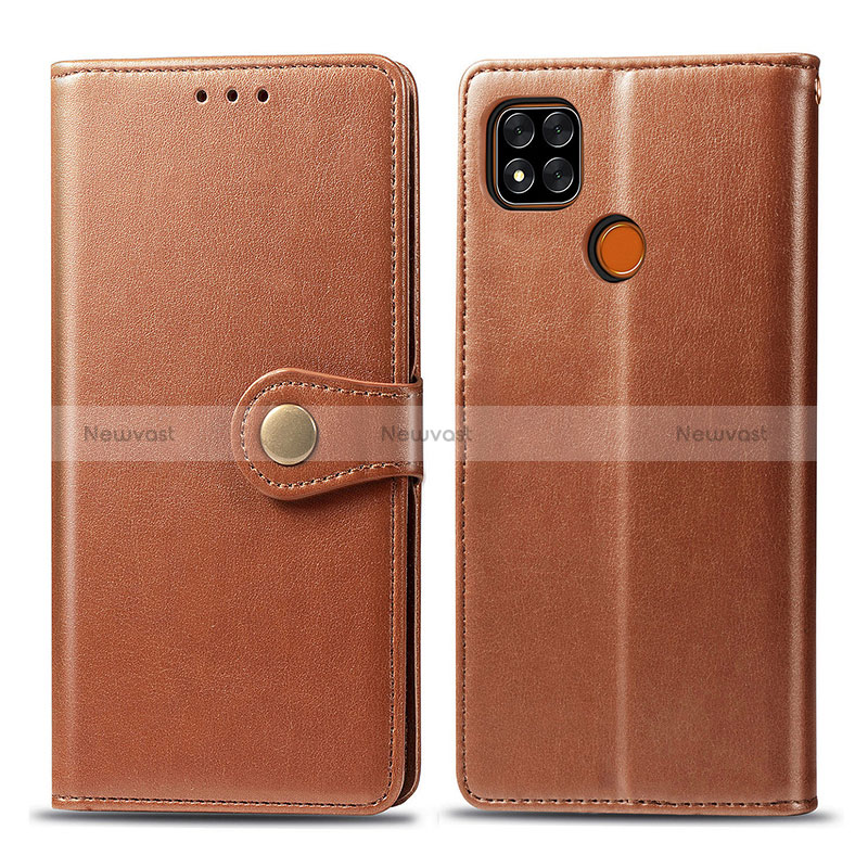 Leather Case Stands Flip Cover Holder S05D for Xiaomi Redmi 9C