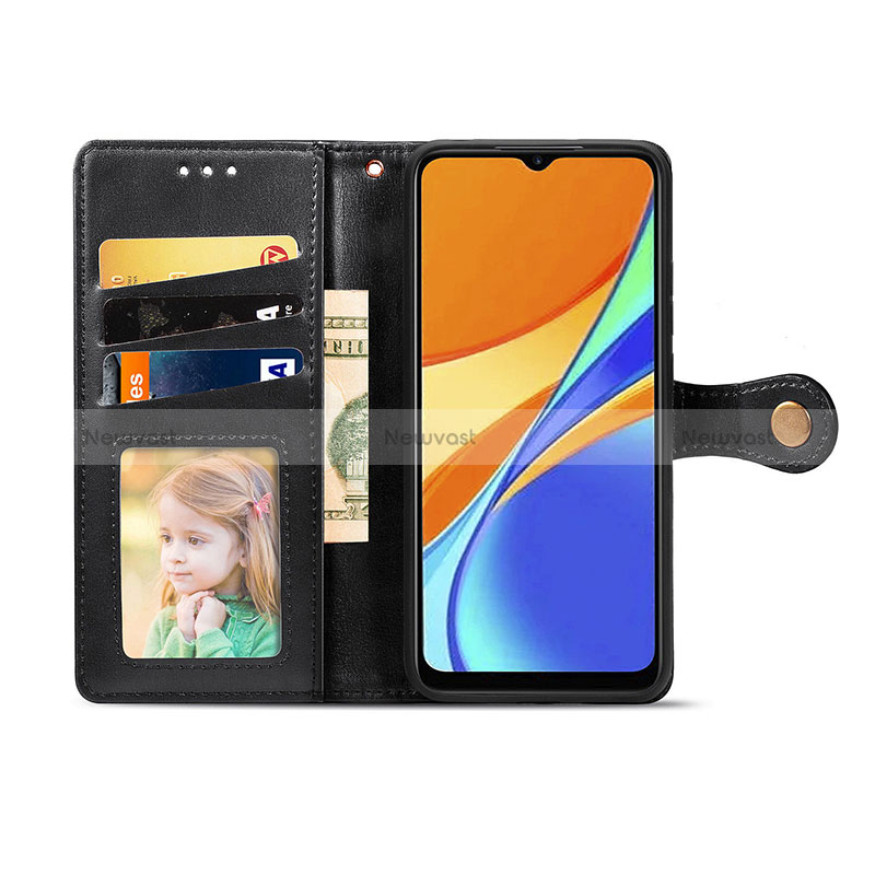 Leather Case Stands Flip Cover Holder S05D for Xiaomi Redmi 9C