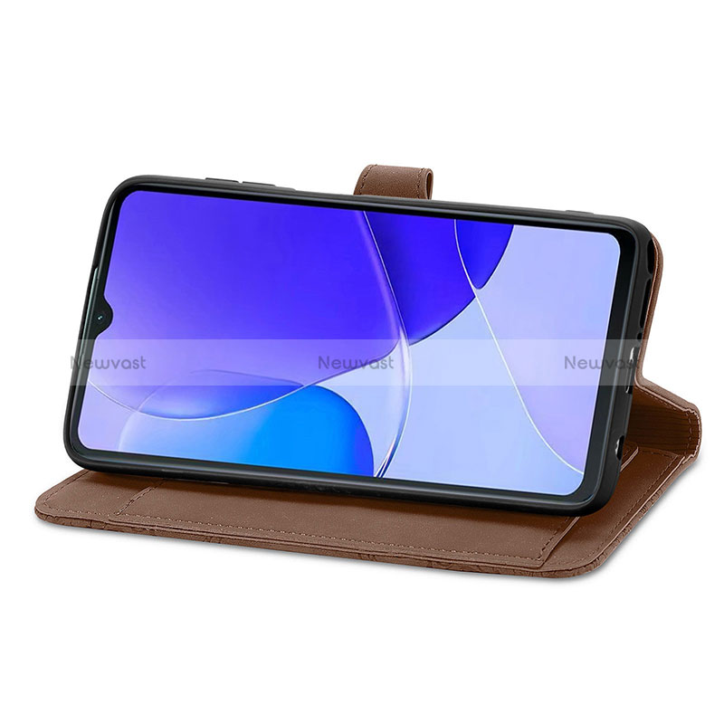 Leather Case Stands Flip Cover Holder S06D for Huawei Nova Y91