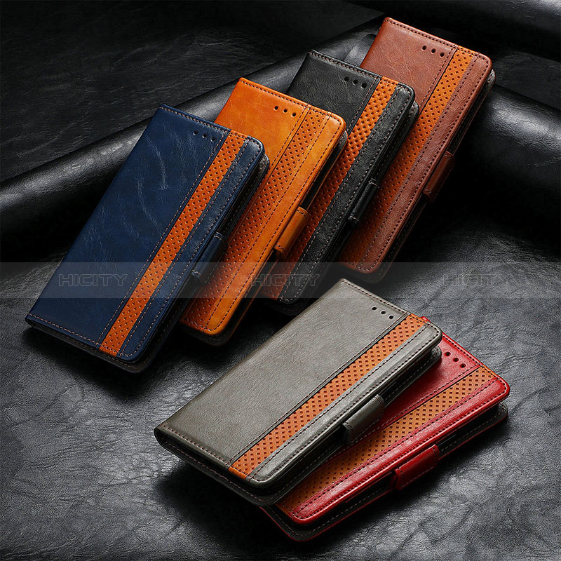 Leather Case Stands Flip Cover Holder S06D for Samsung Galaxy F13 4G